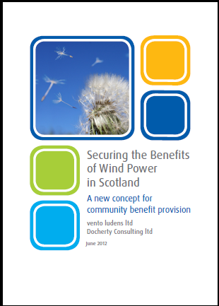 Securing the Benefits of Wind Power in Scotland: A New Concept for Community Benefit Provision