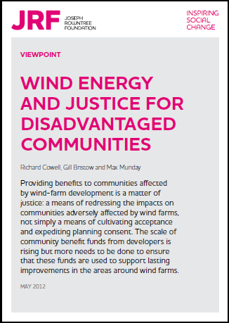 Wind Energy and Justice for Disadvantaged Communities